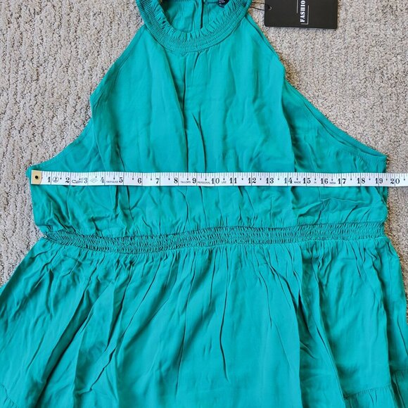 Women’s Maternity Halter Neck Dress – Green – Size 2XL – NWT - Picture 6 of 6